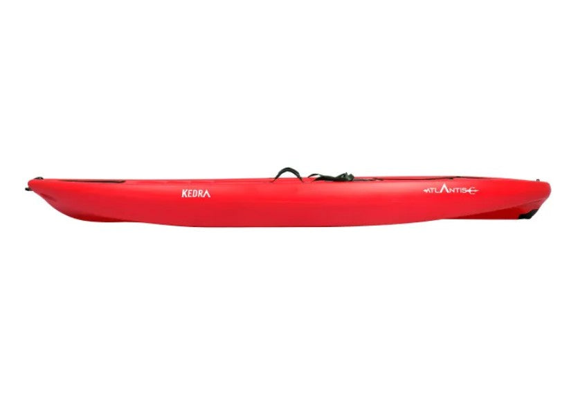Kayak - canoa Atlantis KEDRA PRO rossa cm 266 - schienalino - gavone - pagaia