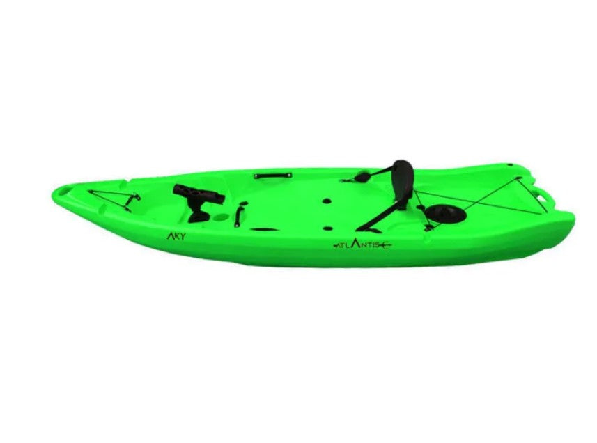 Kayak - canoa Atlantis AKY PRO- cm 245 - pagaia e schienalino -adulto + bambino