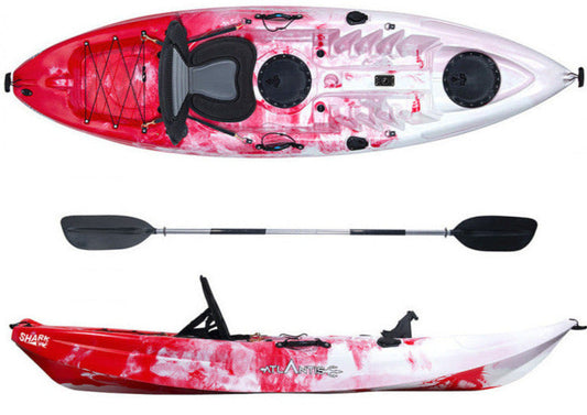 Canoe Shark evolution Atlantis red 280 cm with paddle