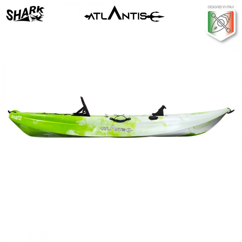 Canoa Shark evolution Atlantis verde cm 280 con pagaia