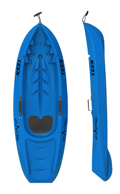 Kayak Teen Atlantis - Canoa bambino 182 cm - colore blu con pagaia