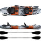 Kayak-canoa Atlantis COSMIC KARP PRO cm 396 - 2 gavoni - 2 seggiolini - 2 pagaie