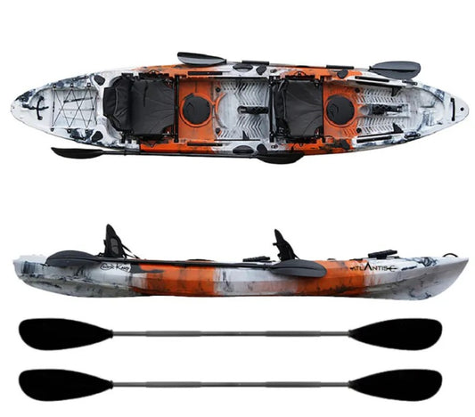 Kayak-canoa Atlantis COSMIC KARP PRO cm 396 - 2 gavoni - 2 seggiolini - 2 pagaie