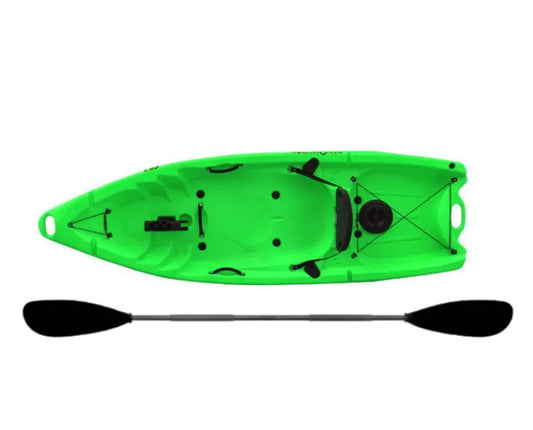 Kayak - canoa Atlantis AKY PRO- cm 245 - pagaia e schienalino -adulto + bambino