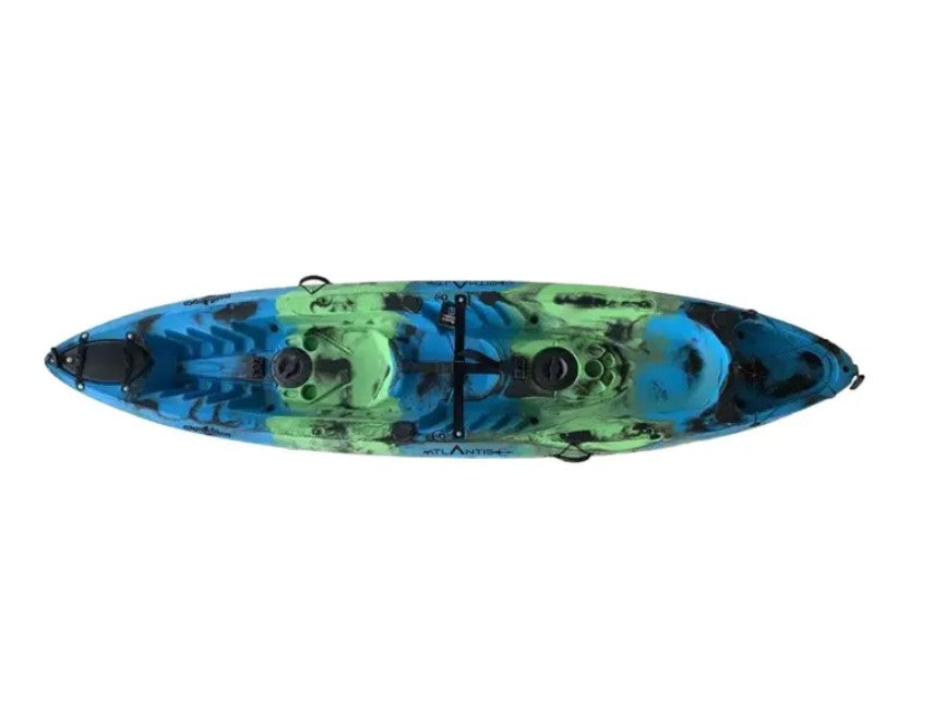 Kayak - canoa Explorer PRO Atlantis cm 370 con 2 pagaie e 2 seggiolini