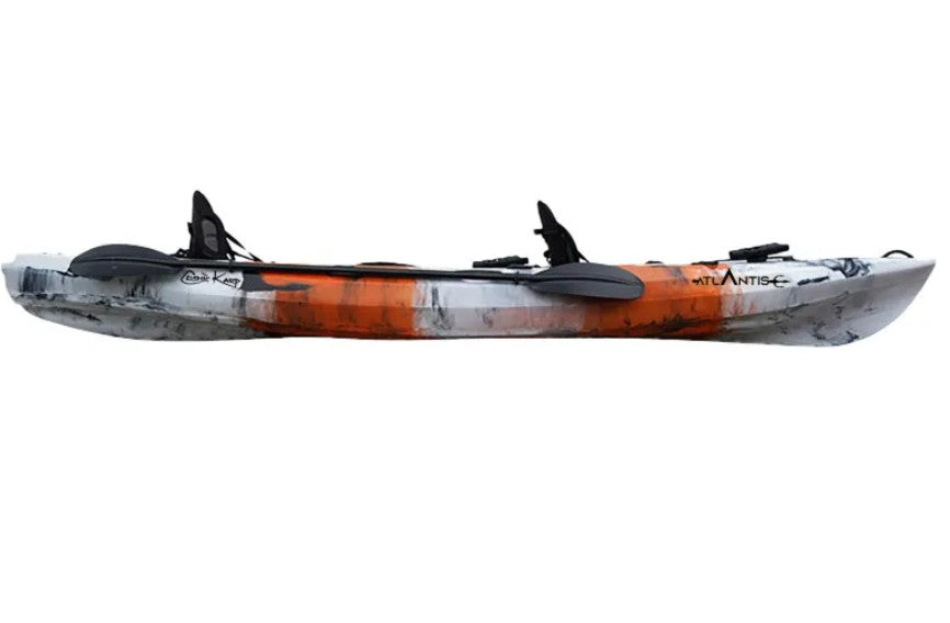 Kayak-canoa Atlantis COSMIC KARP PRO cm 396 - 2 gavoni - 2 seggiolini - 2 pagaie