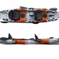 Kayak-canoa Atlantis COSMIC KARP PRO cm 396 - 2 gavoni - 2 seggiolini - 2 pagaie