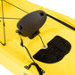Kayak - canoa Atlantis AKY gialla - cm 240 - pagaia e schienalino -adulto + bambino