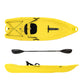 Kayak - canoa Atlantis AKY gialla - cm 240 - pagaia e schienalino -adulto + bambino