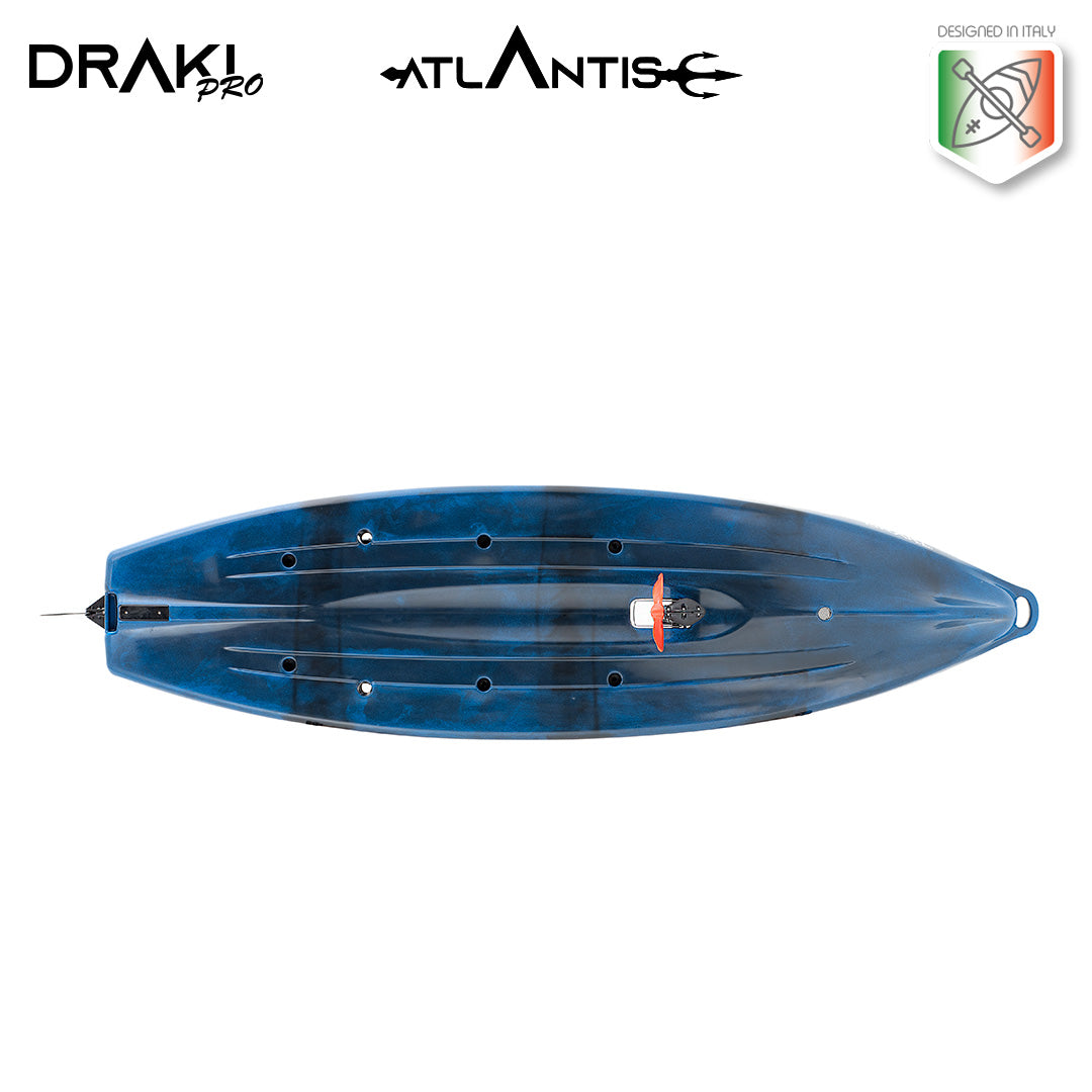 Kayak-canoa Atlantis DRAKI PRO - pedali ad elica - cm 320