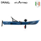 Kayak-canoa Atlantis DRAKI PRO - pedali ad elica - cm 320
