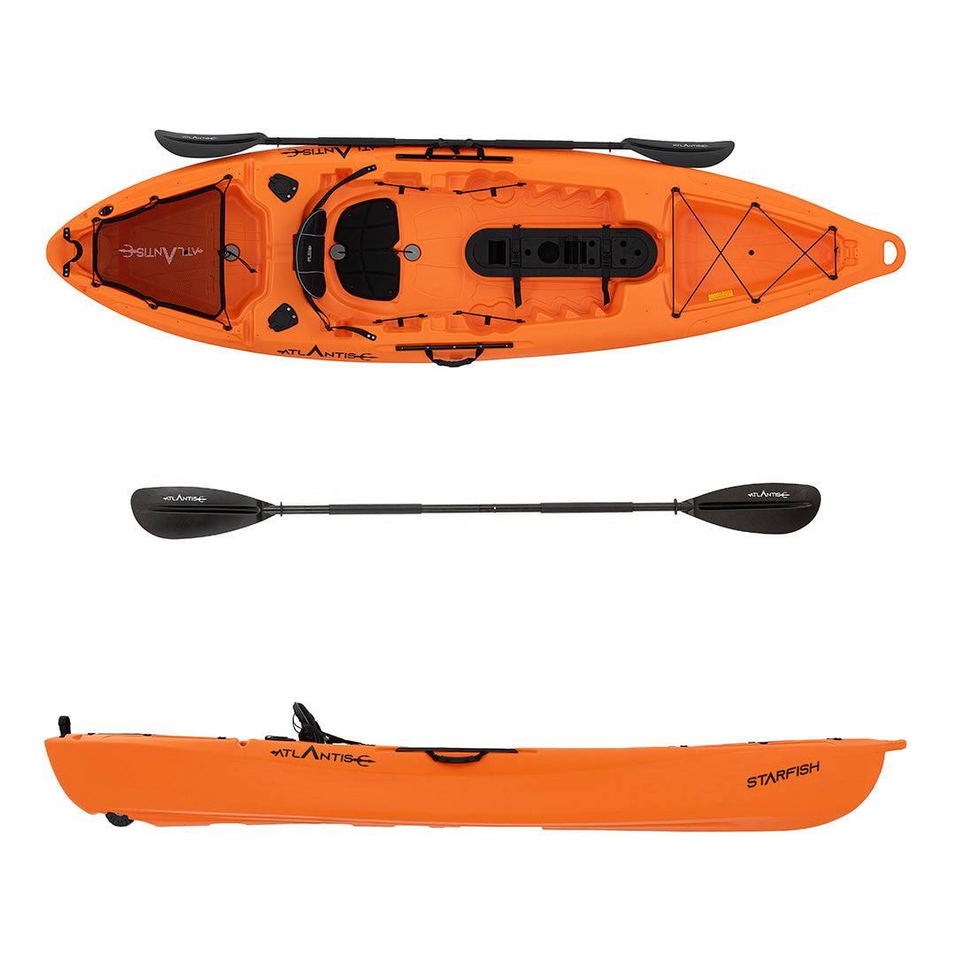 Kayak-canoa Atlantis STARFISH arancio - cm 326