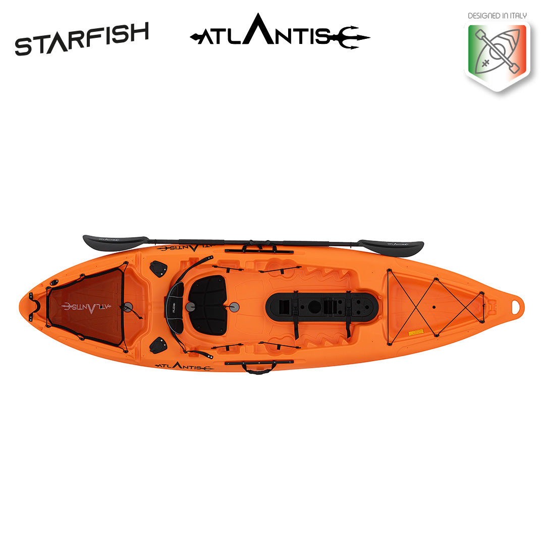 Kayak-canoa Atlantis STARFISH arancio - cm 326