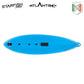 Kayak-canoa Atlantis STARFISH PRO blu - cm 326 - sedile alluminio
