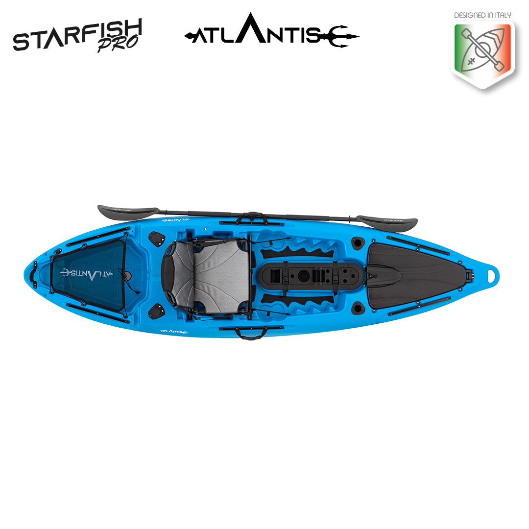 Kayak-canoa Atlantis STARFISH PRO blu - cm 326 - sedile alluminio