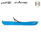 Kayak-canoa Atlantis STARFISH PRO blu - cm 326 - sedile alluminio