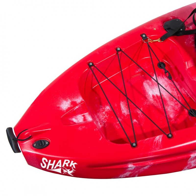 Canoa Shark evolution Atlantis rossa cm 280 con pagaia