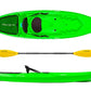 Canoa Ocean Atlantis verde lime cm 266 con pagaia