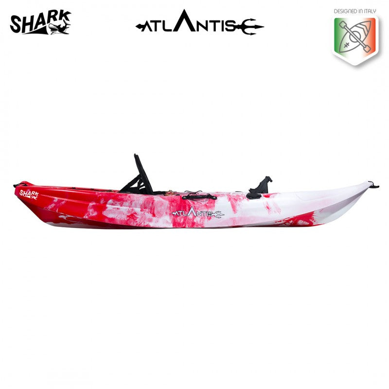 Canoa Shark evolution Atlantis rossa cm 280 con pagaia