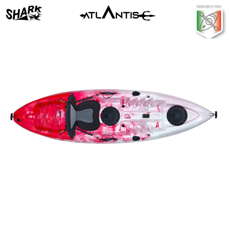 Canoe Shark evolution Atlantis red 280 cm with paddle 