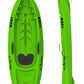 Canoa Teen Atlantis - Canoa bambino 182 cm - colore verde con pagaia