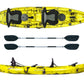 Canoa Enterprise evolution Atlantis giallo cm 385 con 2 pagaie