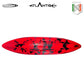 Canoe Enterprise evolution Atlantis red 385 cm with 2 paddles 