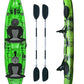 Canoe Enterprise evolution Atlantis green cm 385 with 2 paddles 