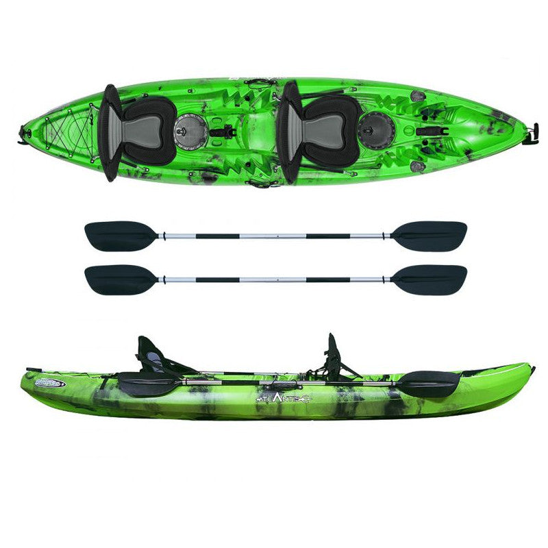 Canoa Enterprise evolution Atlantis verde cm 385 con 2 pagaie