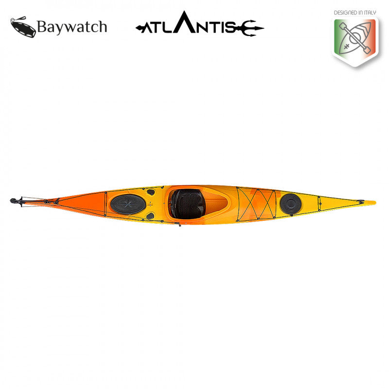 Canoa Baywatch Atlantis blu cm 450 con pagaia