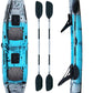 Canoa Cosmic karp Atlantis azzurra cm 390 con 2 pagaie