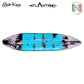 Canoa Cosmic karp Atlantis azzurra cm 390 con 2 pagaie