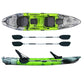 Canoa Cosmic karp Atlantis verde cm 390 con 2 pagaie