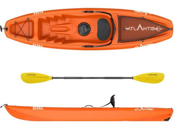 Canoe Kedra Atlantis orange 268 cm with paddle 