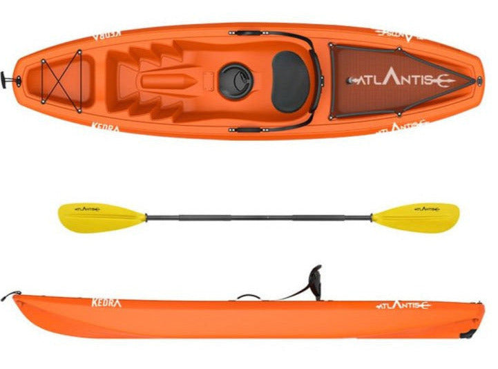 Canoa Kedra Atlantis arancio cm 268 con pagaia