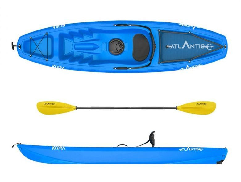 Canoa Kedra Atlantis blu cm 268 con pagaia