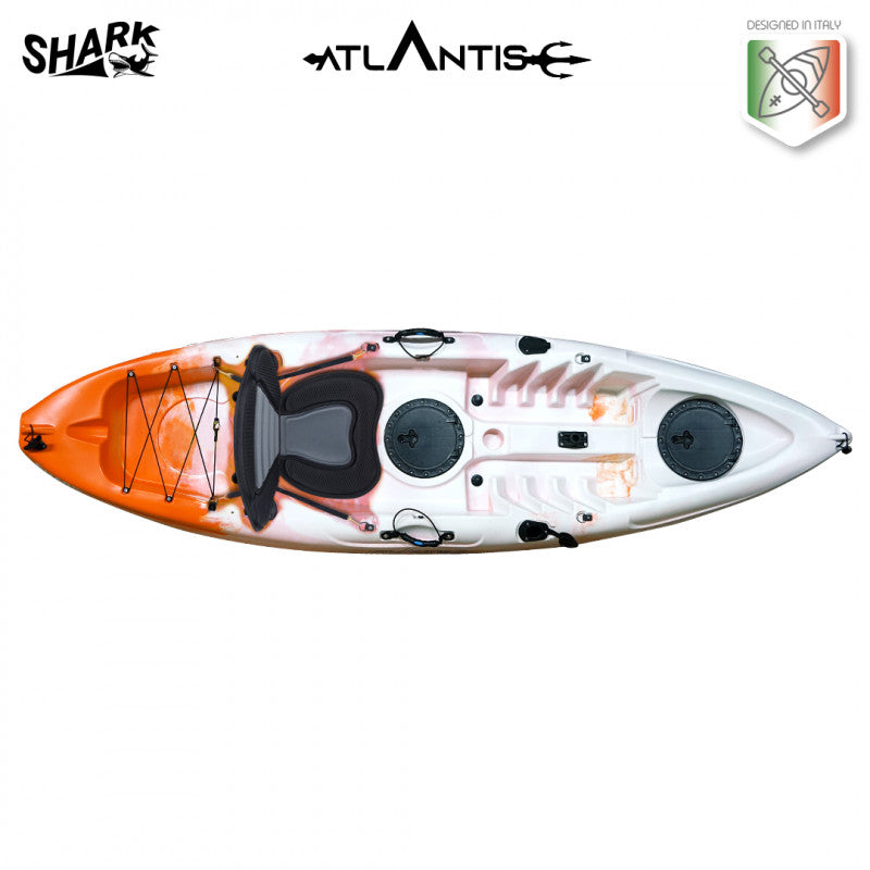 Canoe Shark evolution Atlantis orange 280 cm with paddle 
