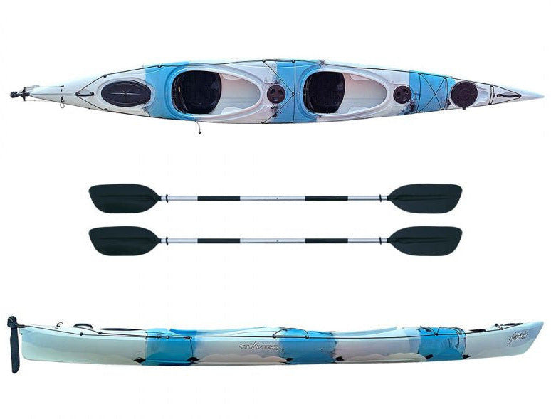 Canoe Storm Atlantis cm 518 with 2 paddles 